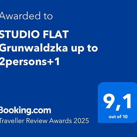 STUDIO FLAT Grunwaldzka up to 2persons+1 Wrocław Exteriör bild
